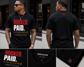 Booked. Paid. Graphic T-Shirt — Motivational Hustle Tee